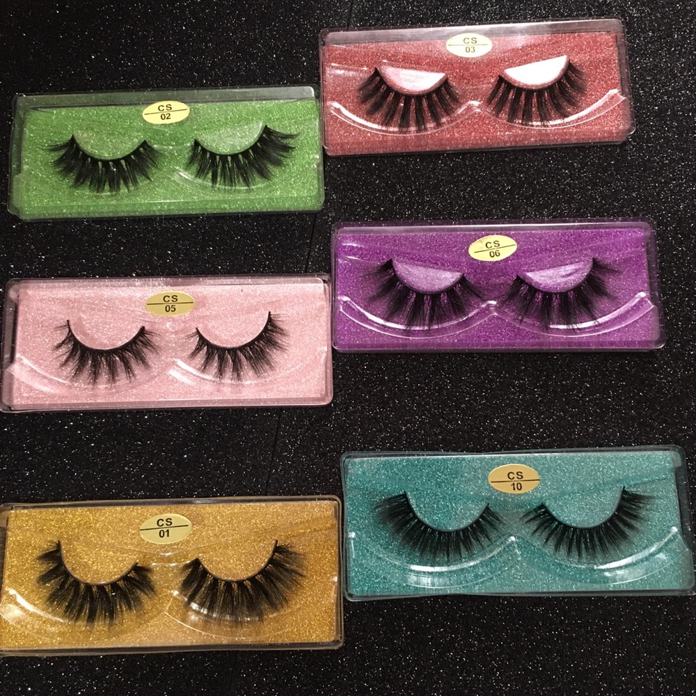 6 Pair 3D Mink False Eyelashes